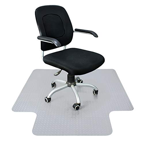 Super Deal Upgraded 48' X 36'/ 60'' X 48'' - 1/8' Heavy Duty Carpet Chair Mat w/Lip, Transparent Chair mat for Office Chair Rug Carpet Floor Computer Desk Low and Medium Pile Carpets (#2) (4836'')