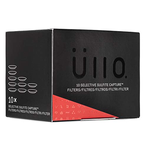 Ullo Full Bottle Replacement Filters (10 Pack) With Selective Sulfite Capture Technology To Make Any Wine Sulfite Preservative Free