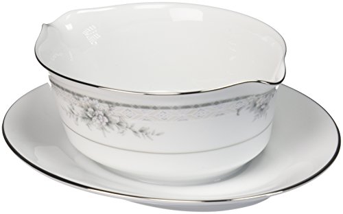 Noritake Sweet Leilani Gravy Boat with Stand