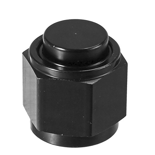 Vincos 10AN an 10 Male Flare Cap Plug Nut Aluminum Block Off Fitting Adapter Anodized Black