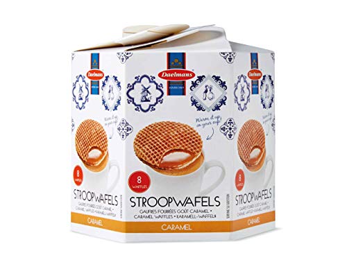 Daelmans Stroopwafels Wafers In Hexa Box 8.11 Ounce (Pack of 4)