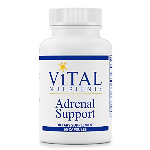 Vital Nutrients - Adrenal Support - Suitable for Men and Women - Supports Adrenal Gland Function, Supports Mild Stress and Anxiety, and Promotes a Healthy Immune System - 60 Capsules per Bottle