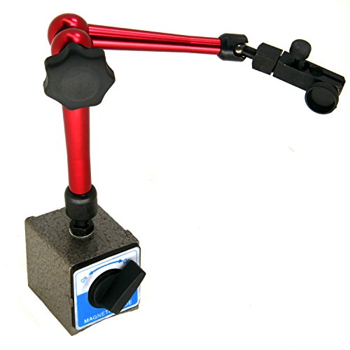 HFS (R) Magnetic Base Adjustable Metal Test Indicator Holder Level Stand 14'L 3/8' Clamp