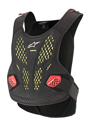 Alpinestars Sequence Motorcycle Chest Protector, Black/White/Red, Medium/Large
