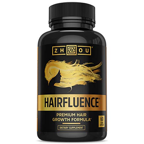 HAIRFLUENCE - Hair Growth Formula For Longer, Stronger, Healthier Hair - Scientifically Formulated with Biotin, Keratin, Bamboo & More! - For All Hair Types - Veggie Capsules