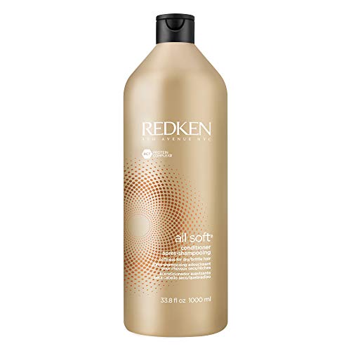 Redken All Soft Argan Oil Conditioner | For Dry/Brittle Hair | Moisturizes & Provides Intense Softness | 33.8 Fl Oz