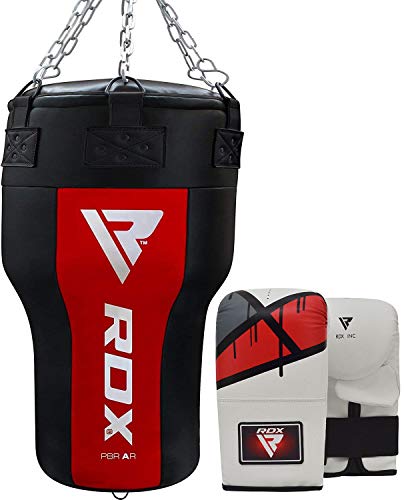 RDX Heavy Boxing Upper Cut Angled Maize Punch Bag Filled MMA Punching Training Sparring