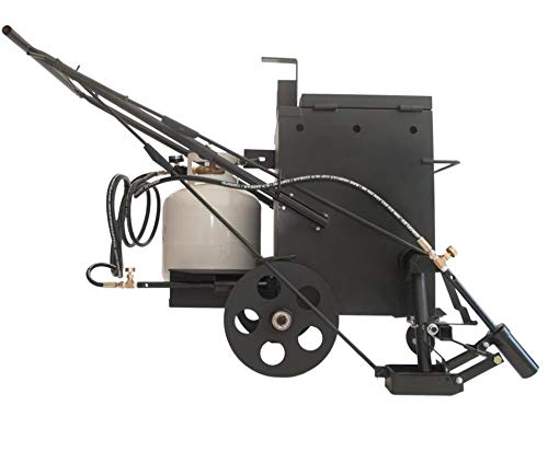 Hotbox 10 Crack Filling Machine Mobile hot Rubberized Asphalt Melter Kettle (Hotbox 10 Dual Torch)