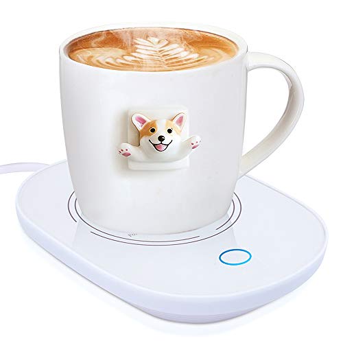 YEAILIFE Coffee Cup Warmer for Desk with Auto Shut Off, Coffee Mug Warmer for Office Home Desk Use, Beverage Warmers, Cup Warmer Plate for Coffee, Milk, Tea, Water