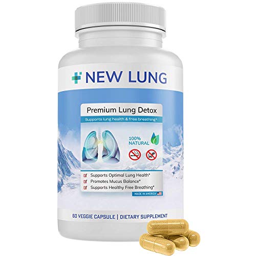 Lung Detox ⭐ Premium - Lung Cleanse ►Top Rated Herbal Lung Cleanse & Detox. Supports Healthy Lungs & Sinus from Harmful Effects of Smoggy Cities & Years of Smoking & Vaping. Natural. Non-GMO.