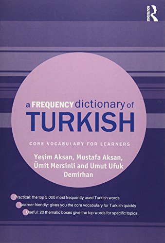 A Frequency Dictionary of Turkish (Routledge Frequency Dictionaries)