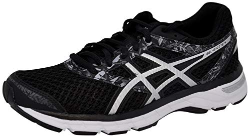 ASICS Women's Gel-Excite 4 Running Shoe, Black/Onyx/Silver, 9 M US