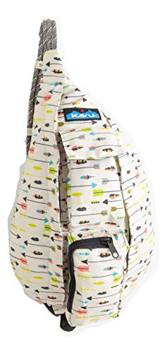 KAVU Mini Rope Sling Bag Polyester Crossbody Backpack - Arrow Dynamic
