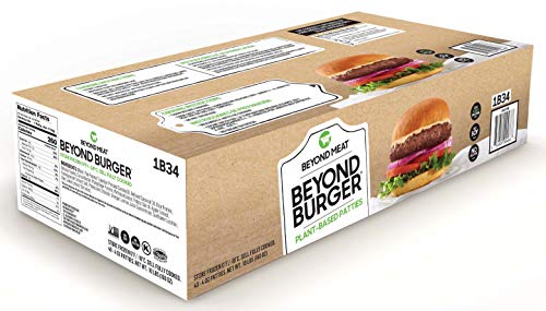 Beyond Burger from Beyond Meat, Plant-Based Meat, Frozen, 40 - 4oz. Patties per Box (Total 10 lbs.)