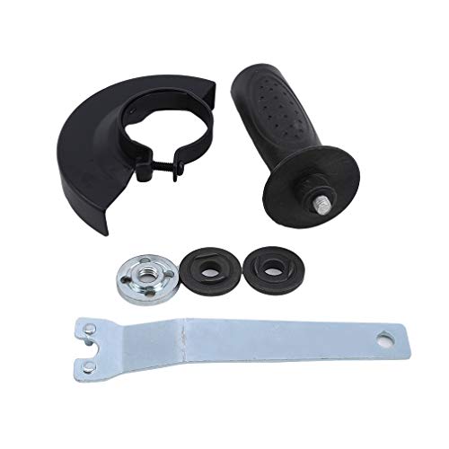 LANWF Black Cutting Machine Base Metal Wheel Guard Safety Protector Cover for Angle Grinder for Angle Grinder Grinding Machine Rack Tool Accessories