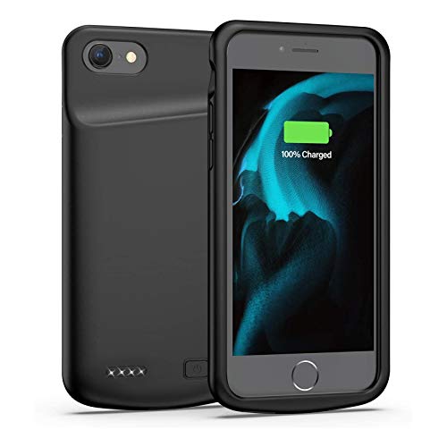 Battery Case for iPhone 6 6s, 4500mAh Portable Protective Charging Case Extended Rechargeable Battery Pack for 4.7 Inch iPhone 6 6s (Black)
