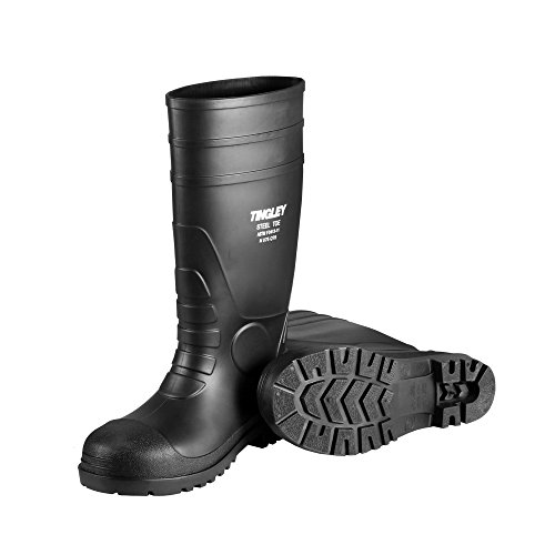 Tingley 31251-11 Steel Toe Economy Pvc Knee Boot, Size 11, Black