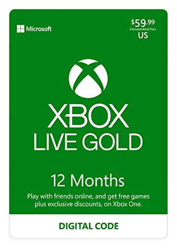 Xbox Live Gold: 12 Month Membership [Digital Code]