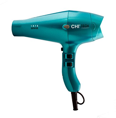 CHI Tech 1875 Limited Edition Series Hair Dryer with Rapid Clean Technology, Teal
