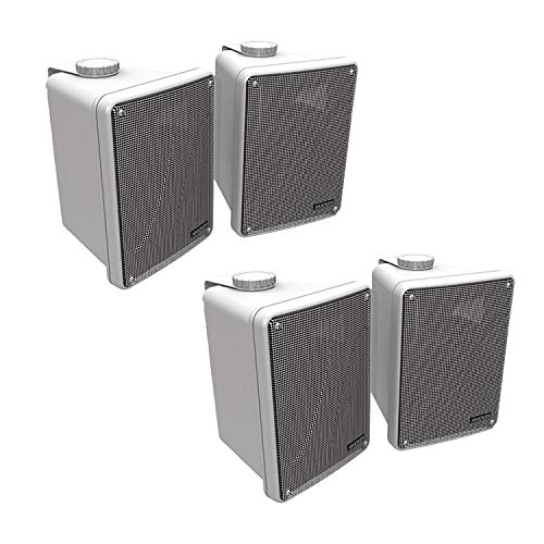 KICKER 4 KB6000 6.5' White Full-Range Indoor/Outdoor/Marine Speakers 11KB6000W