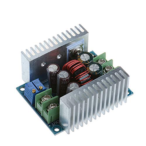 Anmbest Constant Current CC CV Buck Converter Module DC 6-40V to 1.2-36V 20A 300W Adjustable Step Down Voltage Regulator Power Supply Module with Short Circuit Protection Function