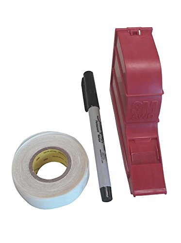 3M(TM) ScotchCode(TM) Wire Marker Write-On Dispenser with Tape and Pen SWD, 0.75 in x 1.375 in
