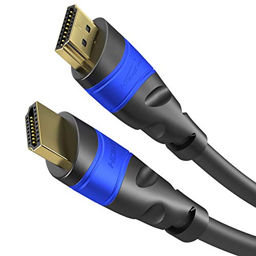 KabelDirekt 4K HDMI Cable with Full Metal Connectors - 50 feet - supports (4K, Ultra HD 3D, 1080p Full HD, ARC, High Speed with Ethernet & perfect for PS4, XBOX & HDTV)