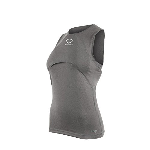 EvoShield Women's Racerback Chest Guard, Youth - Large