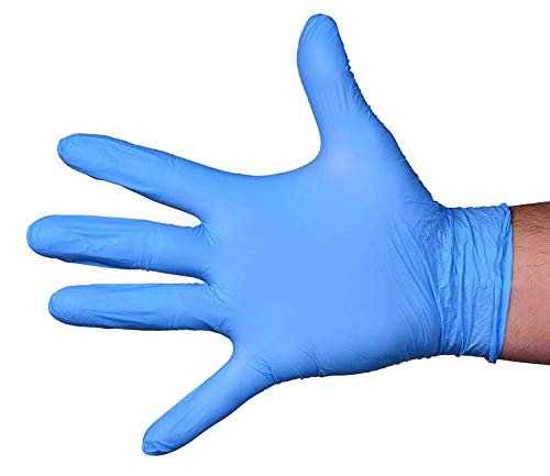 Blue Nitrile Exam Gloves - Size L - Pack of 100ct