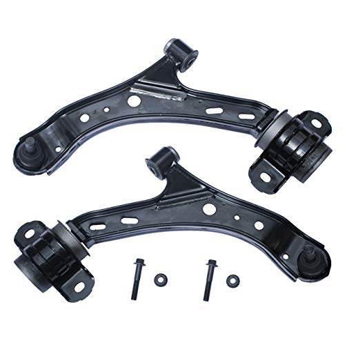 TUCAREST 2Pcs K80726 K80727 Left Right Front Lower Control Arm and Ball Joint Assembly Compatible 2005-2009 Ford Mustang [Exc.Shelby GT500 Models] Driver Passenger Side Suspension