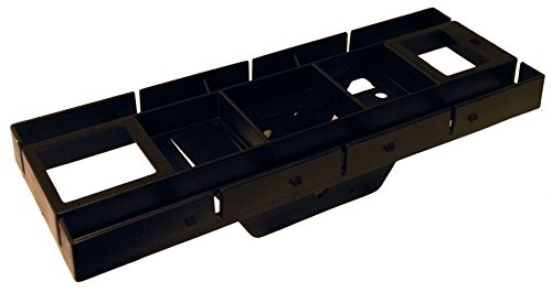 Gibraltar Mailboxes Patriot Rust-Proof Plastic Black, Mailbox Mounting Board, GMB225B