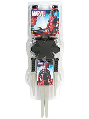 Rubie's mens Classic Deadpool Weapon Set,Black/Red,Weapon Kit
