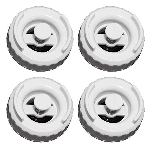 AMI PARTS 509229-1/822419-2 Humidifier Bottle Valve Cap Compatible with Essick Air, Emerson, MoistAir, Kenmore Humidifier (4 Pack)