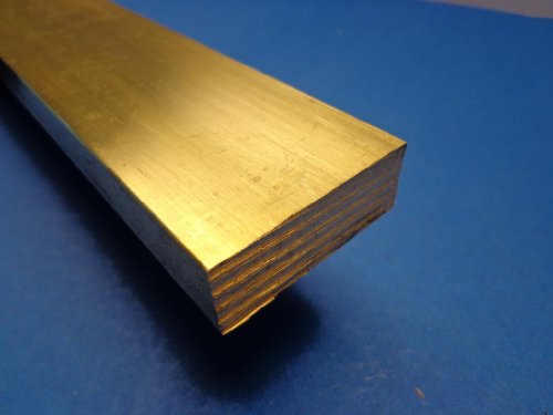 Industrial Metal Sales- - 360 1/2 Hard Brass Flat Bar 1/2' x 2' x 12'-Long