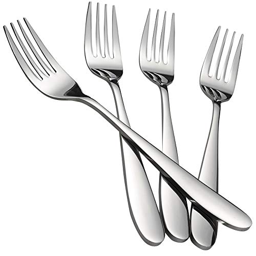 Kekow Serving Fork Set, 8-Piece Stainless Steel Buffet Serving Fork, 9.37-INCH