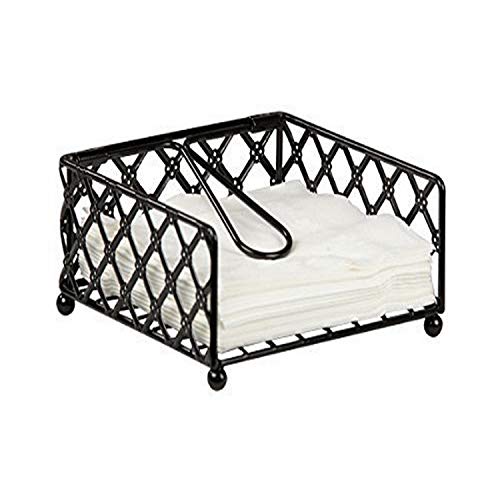 Home Basics Lattice Flat Napkin Holder, 7.12' x 7' x 8'