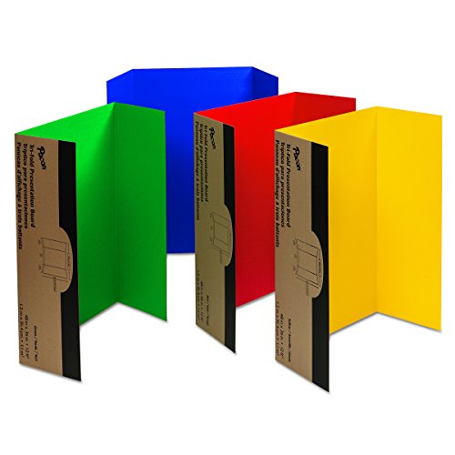 Pacon 37654 Spotlight Corrugated Presentation Display Boards, 48 x 36, Assorted (Case of 4)