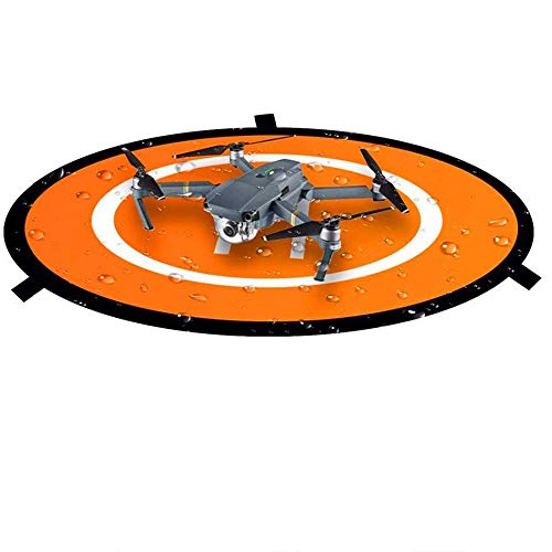 Luminous Drones Landing Pad 75cm/30'', Universal Waterproof Foldable Landing Pads Helipad for RC Drones Helicopter, PVB Drones, DJI Mavic Air Pro Phantom 2/3/4/Pro, Antel Robotic, 3DR Solo