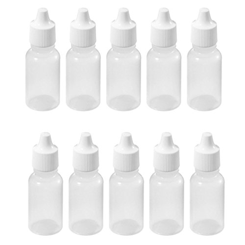 24pcs 5ml Empty Plastic Dropper Bottle/Eye Dropping Bottles Squeezable Eye Liquid Dropper(5ml)