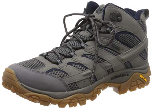 Merrell womens High Rise Hiking Boots, Grey Charcoal, 8.5 US