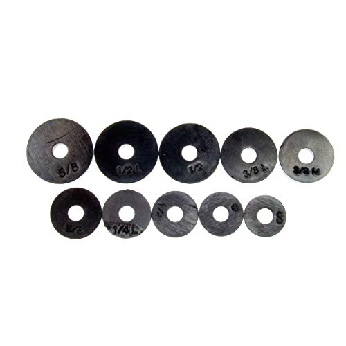 DANCO Assorted Flat Washer PRO Set, Black, 100-Piece (34441)