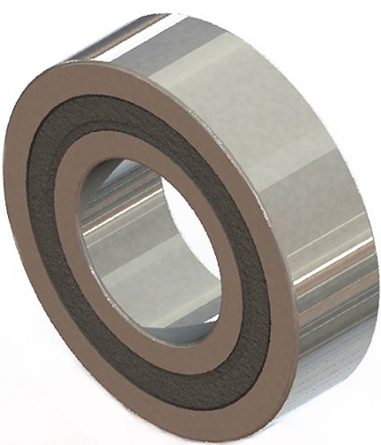 Shuster Corporation 6206 2RS JEM Radial/Deep Groove Ball Bearing - Round Bore, 30 mm ID, 62 mm OD, 16 mm Width, Double Sealed