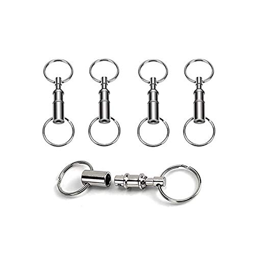 Handy Basics 4 Pack Quick Release Detachable Pull Apart Keychain