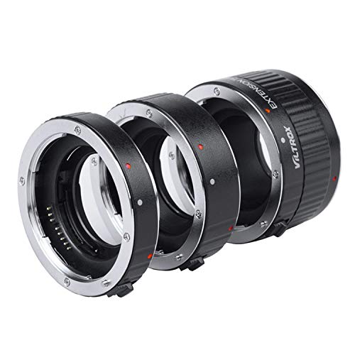 Viltrox Metal Mount Auto Focus AF Macro Extension Tube Ring Set 12mm,20mm,36mm for Canon EF EF-S Lens DSLR Camera 760D 700D 80D 70D 5DII 5DIII 1300D