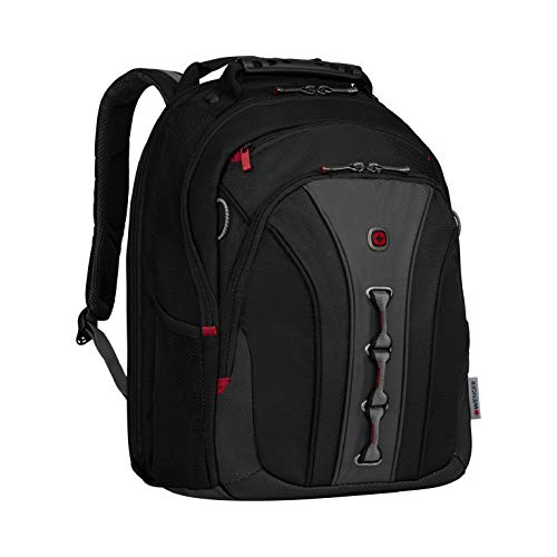 Wenger 600631 The Legacy Notebook Carrying Backpack, 16', Black/Gray (WA-7329-14F00)