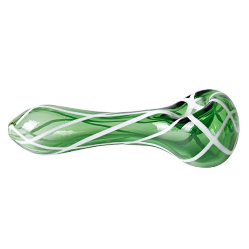 DK FENG 4.4 Inches Glass Decorative Accessories (Dark Green)