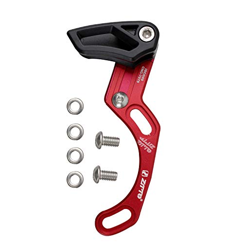 LANXUANR Bike Chain Guide, Aluminium Alloy Chain Deflectors Suitable for 30-40T Chainring (ISCG-05 Red)