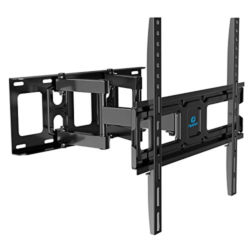 TV Wall Mount Bracket Full Motion Dual Swivel Articulating Arms Extension Tilt Rotation, Fits Most 26-55 Inch LED, LCD, OLED Flat&Curved TVs, Max VESA 400x400mm and Holds up to 99lbs by Pipishell