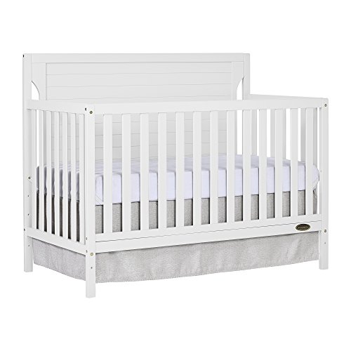 Dream On Me Cape Cod 5-in-1 Convertible Crib, White