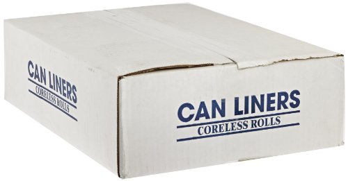 Spectrum CAMZ243308N CP243308N HDPE Institutional Trash Can Liner, 12-16 Gallon Capacity, 33' Length x 24' Width x 8 Micron Thick, Natural (Case of 1000)